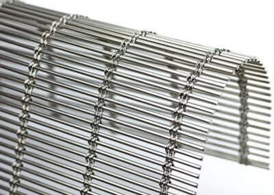 MeshArt FineRopes 25 - Stainless steel architectural mesh - with fine wire strands.