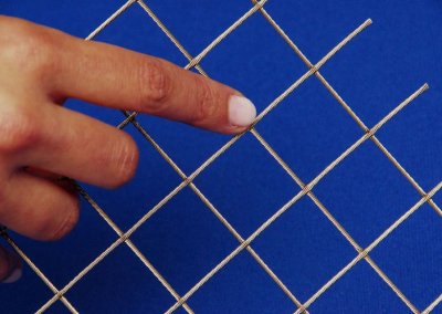 MeshArt FlexNet 25 - Stainless steel wire mesh - spot welded, flexible, malleable - flexible, malleable