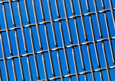 MeshArt Long Line 3006 - Architectural wire mesh made of stainless steel - in a particularly stable design - Wire mesh made of stainless steel - in a particularly stable design