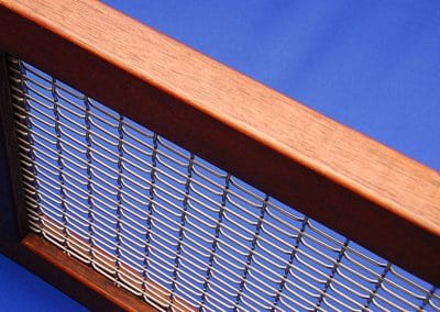 MeshArt Long Line 3010 - Architectural wire mesh made of stainless steel - with elongated stitches - straight, open