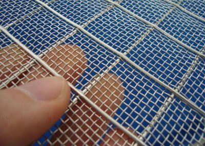 MeshArt Sandwich Mid - Spot-welded wire mesh with interwoven wire mesh