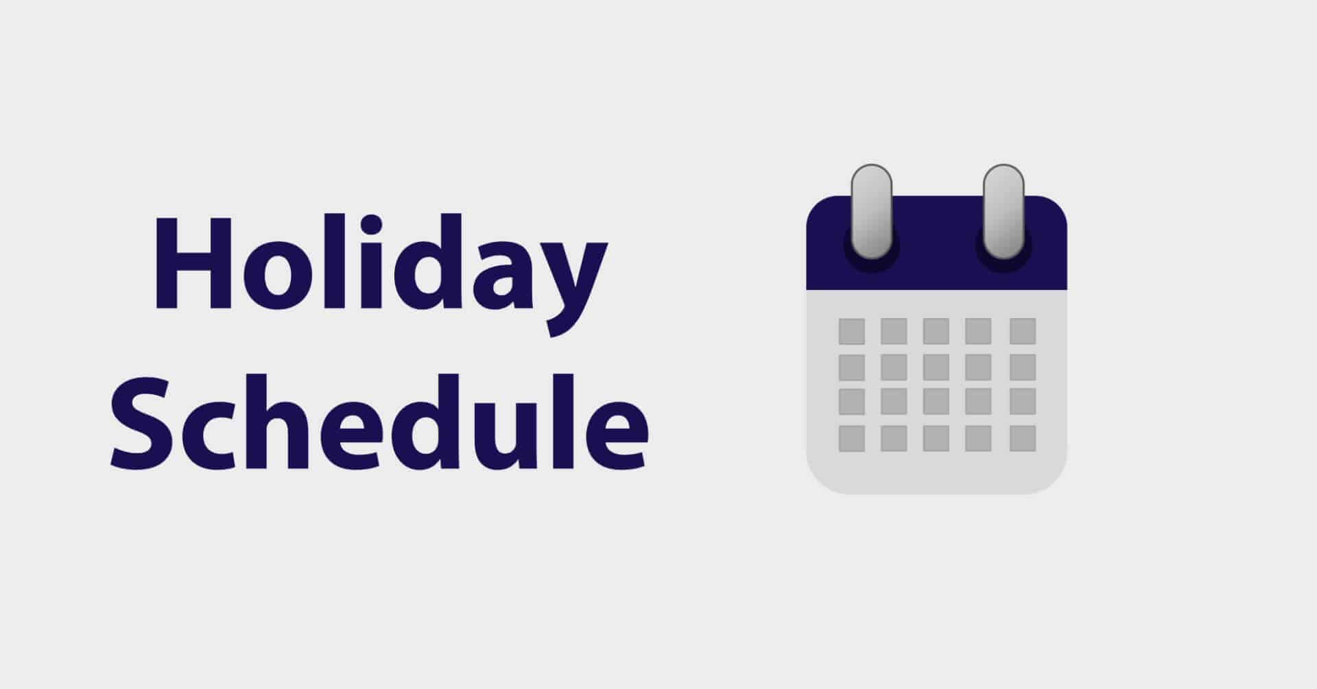 Holiday Closure Notice by Dorstener Wire Tech 1 Best