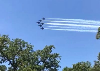 Operation America Strong - U.S. Navy Blue Angels salute to our frontline workers in Houston