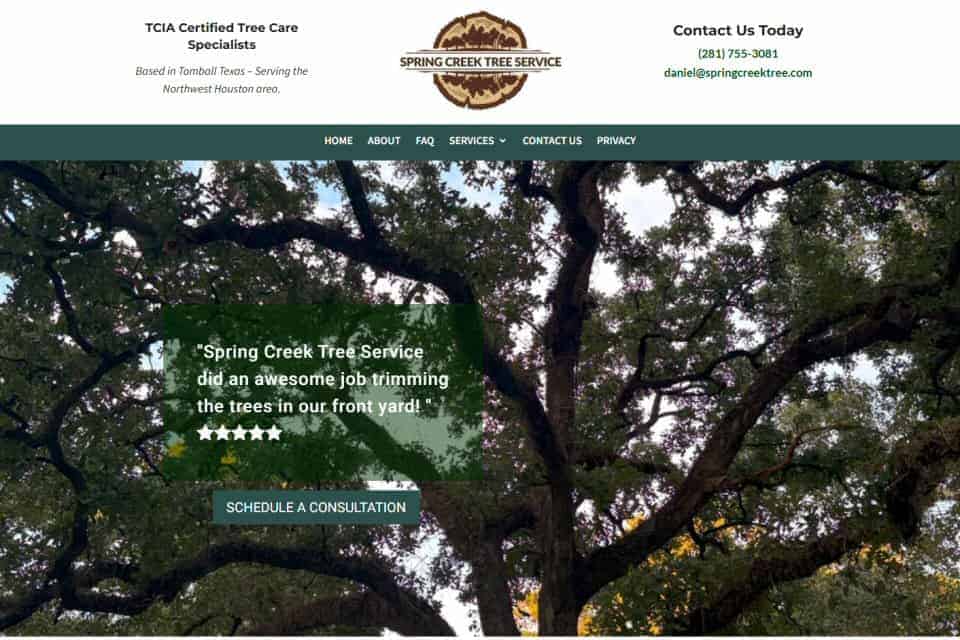 Spring Creek Tree Service by Dorstener Wire Tech